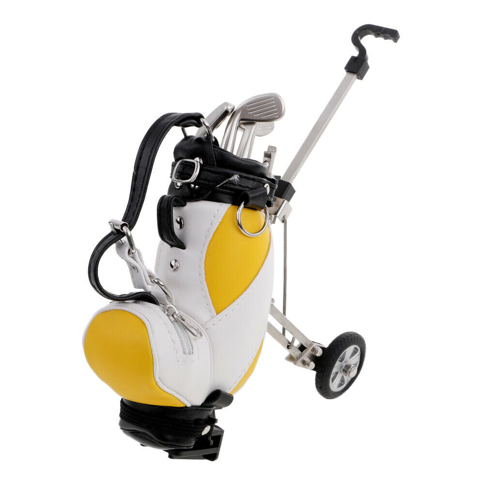 Holder Shape Mini Golf Cart Gifts For Golfer Office Table Decoration