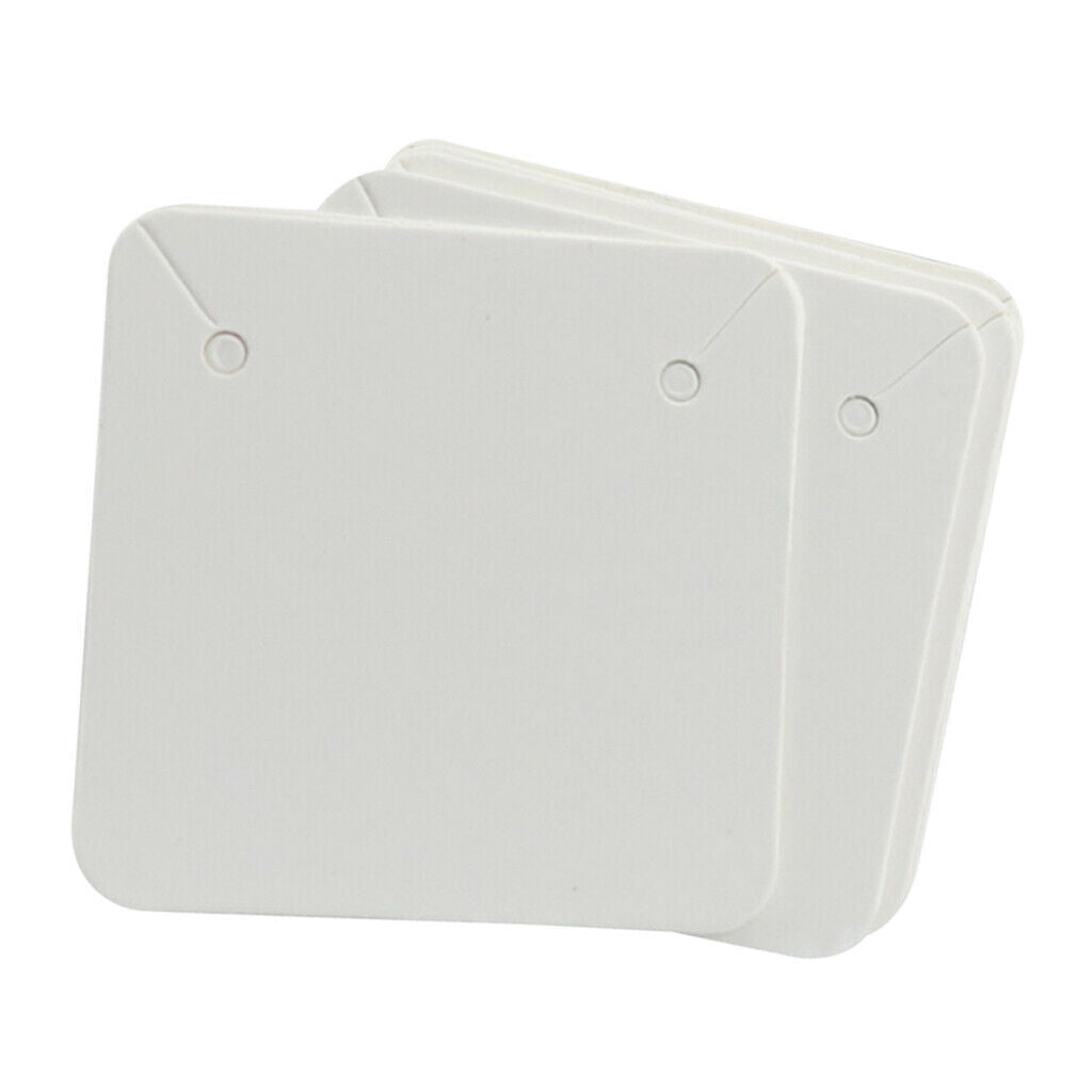 200x Necklace Display Holder Hanging Paper Card Package Decorative Organizer