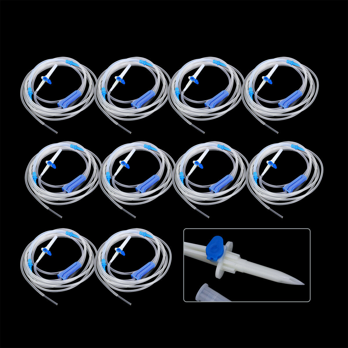 100Pcs Dental Disposable Irrigation Tube Surgic Handpiece Motor 273cm
