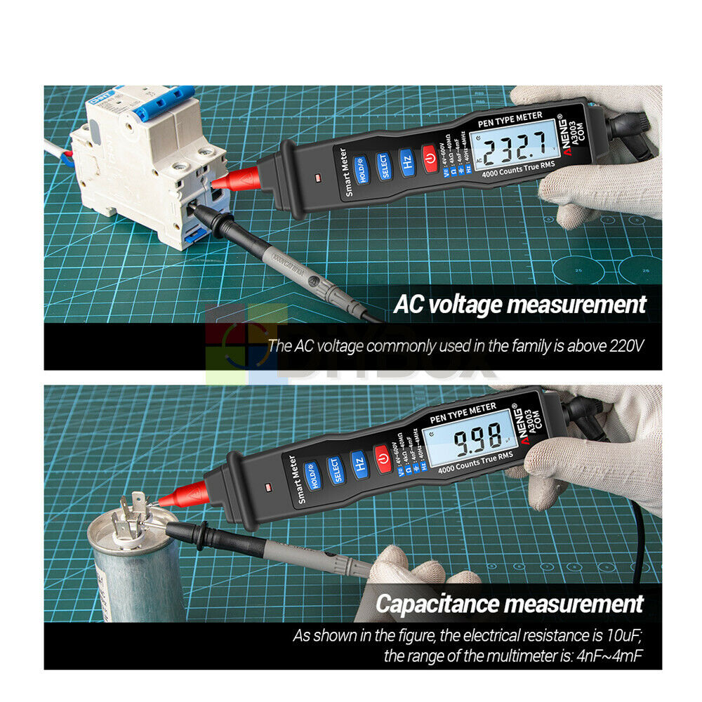 A3003 ANENG Digital Multimeter Pen Type Meter 4000 Counts Electrical Instruments