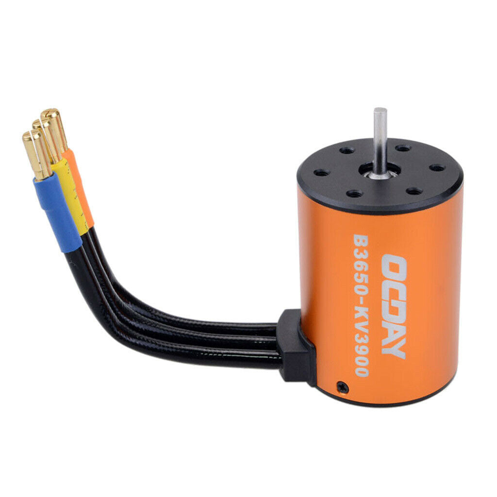 Pack of 1 Waterproof 3650 3900KV Brushless Motor for 1/10 RC Crawler Car