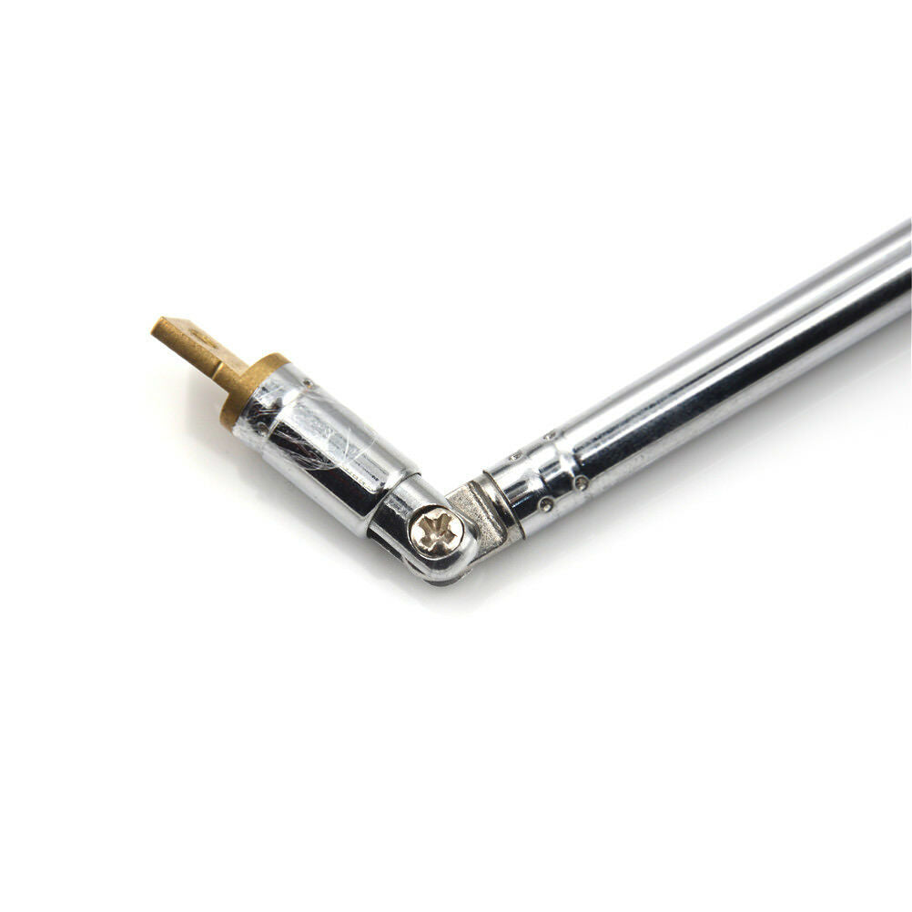 Metal Full-channel AM FM Radio Telescopic Antenna 63cm Length 4 Sections.l8