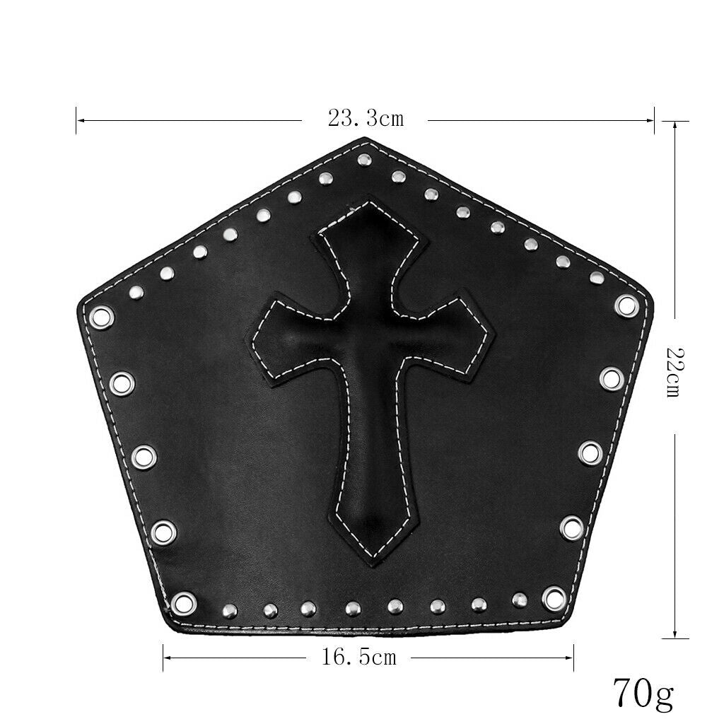 2pack of Faux Leather Arm Guard Medieval Knight Bracers Adjustable Wrist Band