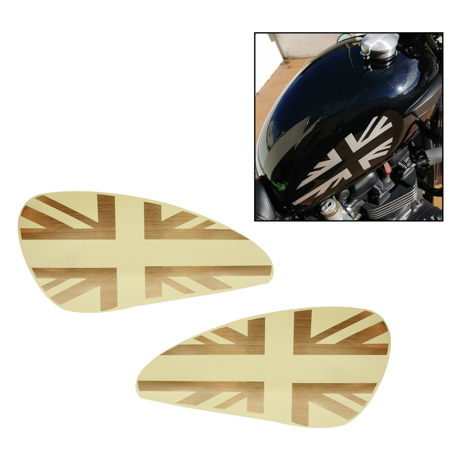 1 pair of fuel tank stickers knee pads side stickers for T100
