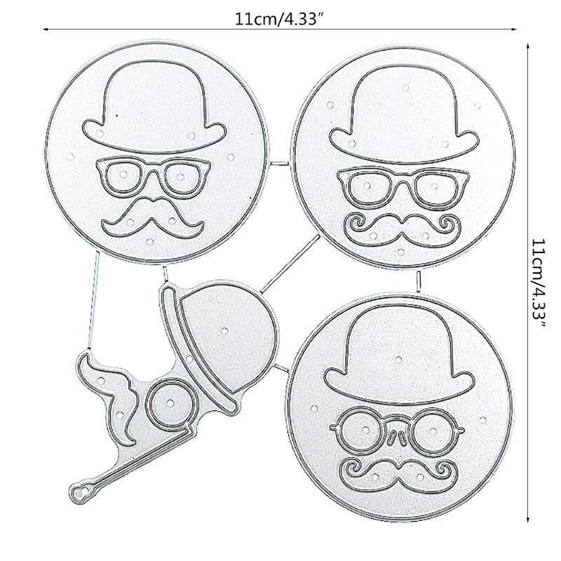 DIY Carbon Steel Cutting Cap Die-Cuts Hat Mage Shape Deco Embossing Nice Cards
