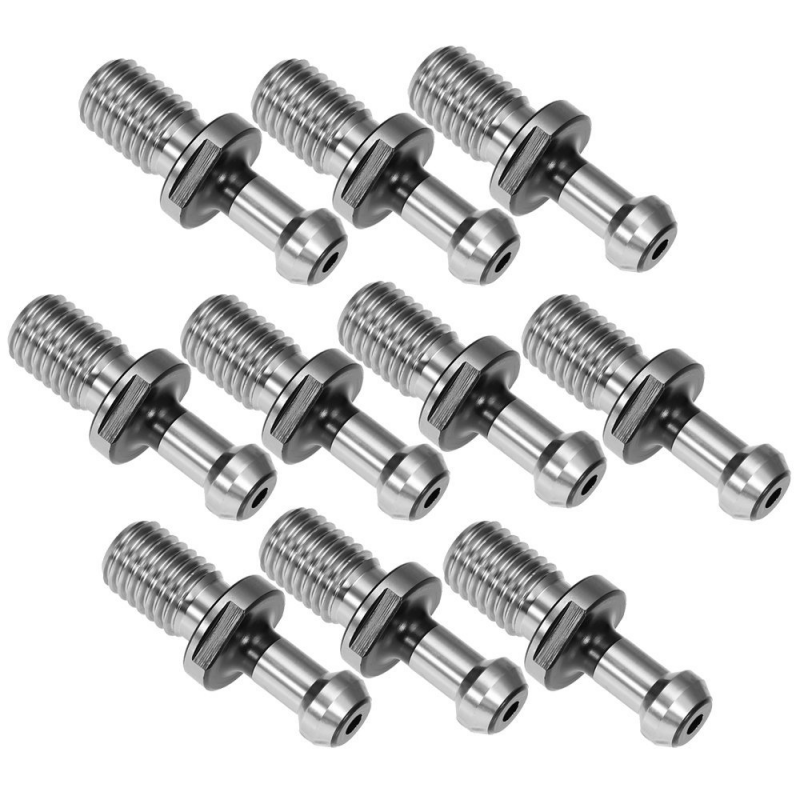 Cat40-45Â° Pull Nail Special Pull Nail for Cnc Tool Holder Water 45 Degree 10Pcs