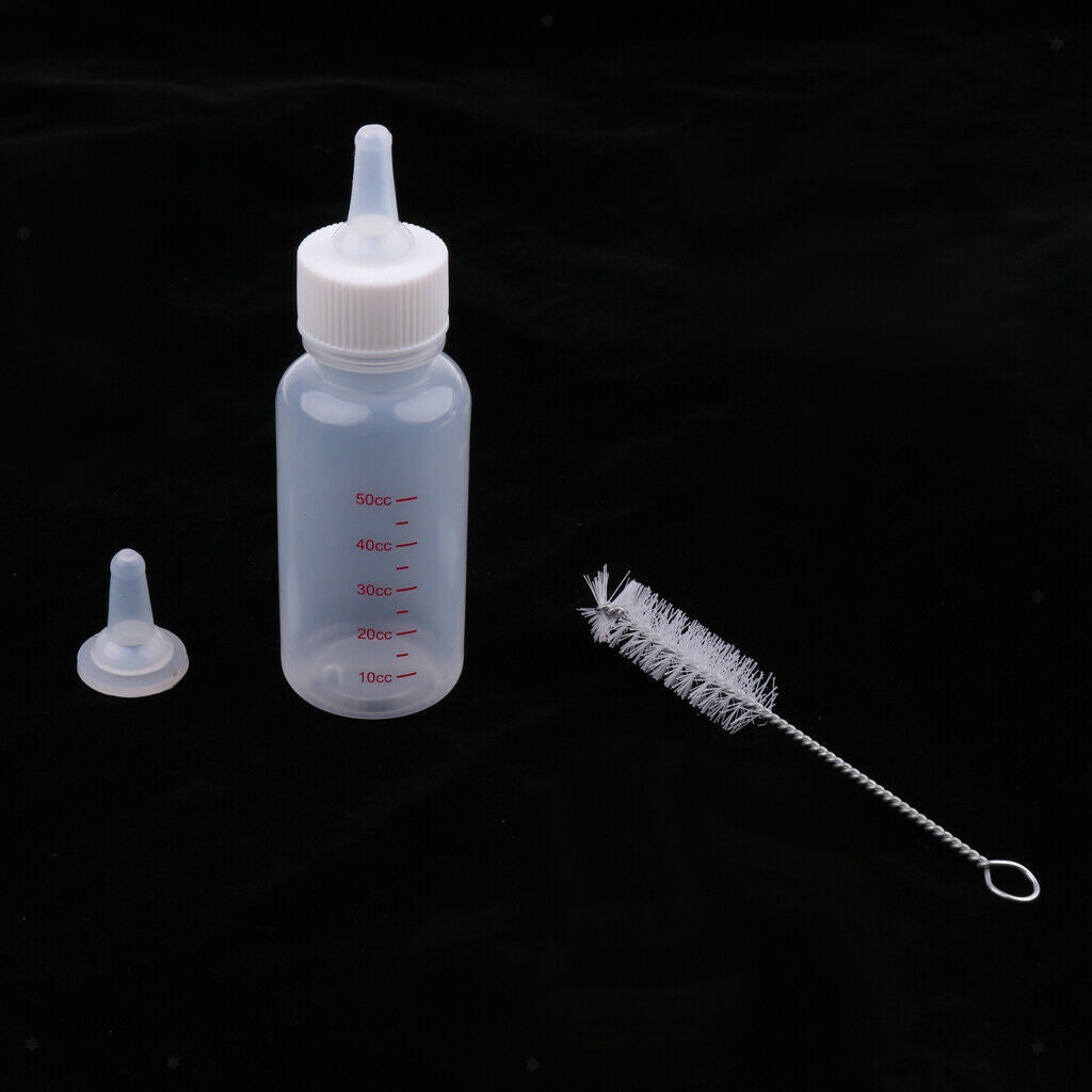 2x cat dog milk bottle puppy kitten baby animal feeding bottle