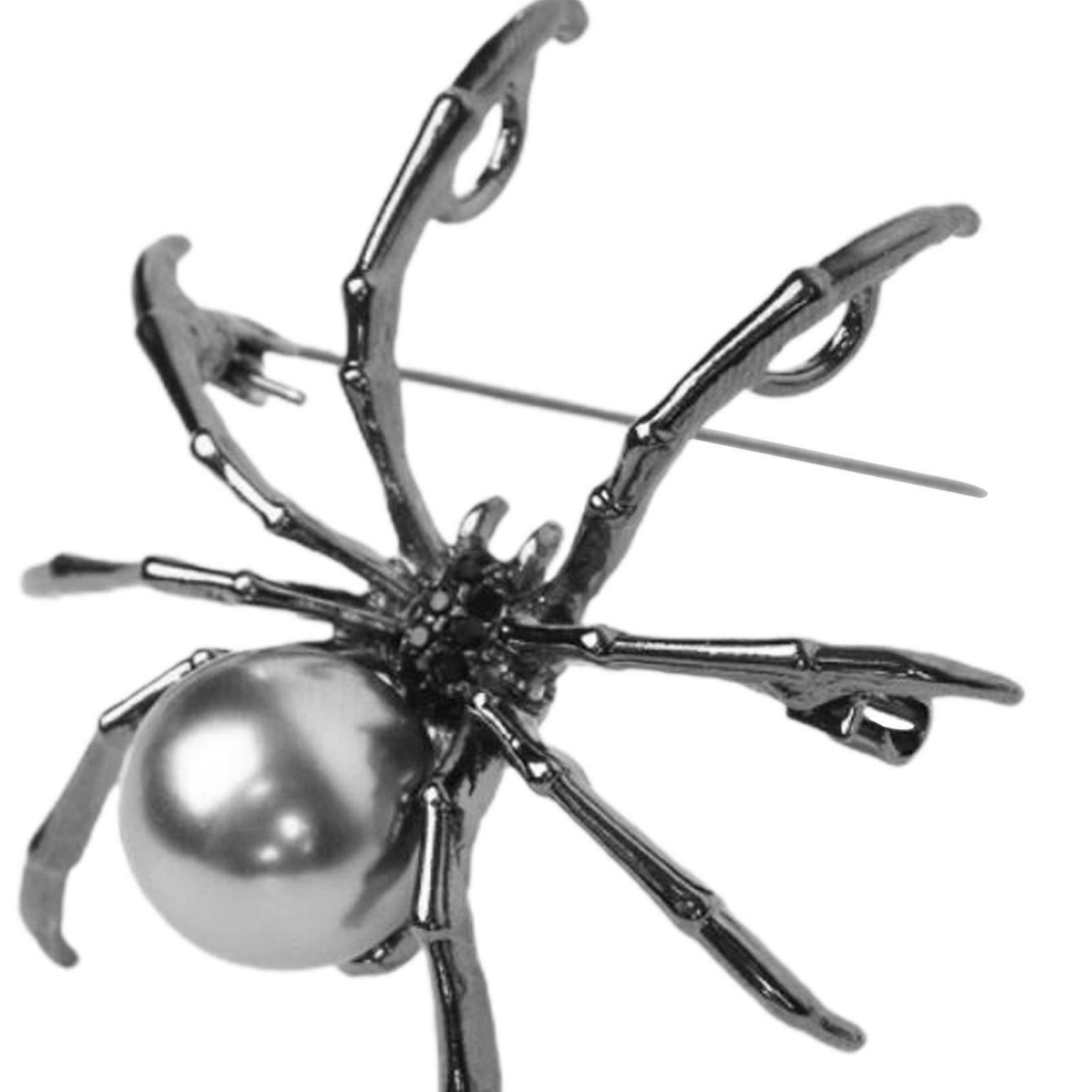 Alloy Retro Style Spider Brooches Female Witch Bridal Brooch Pin Halloween