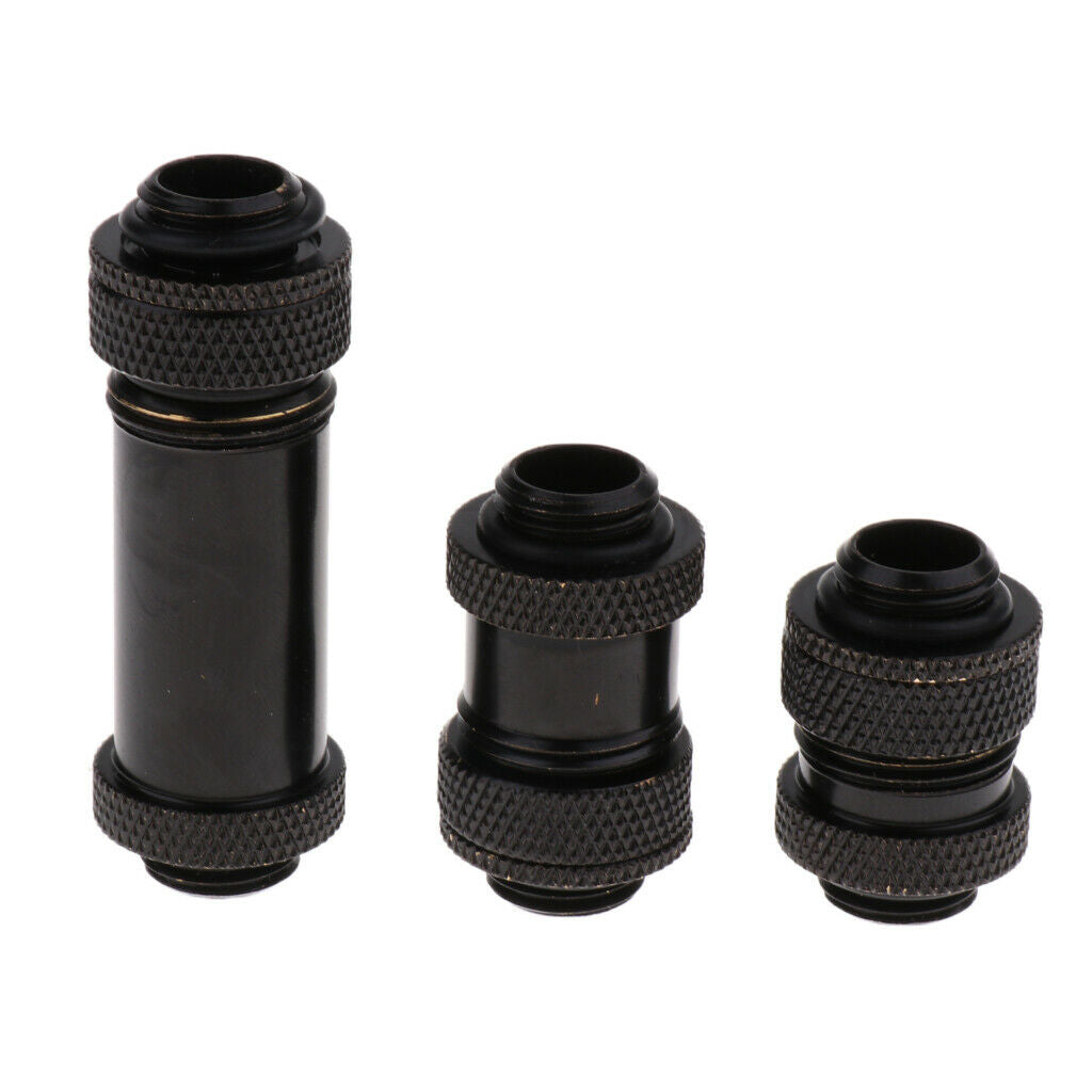 1 Pack of G1/4 Dual Adjustable Pipe (16-22MM) Thread For PC Water Cooling
