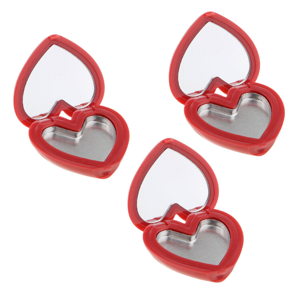 6PCS Fashion Cute Heart-Shaped Style Design Lipstick ,Eyeshadow,Blush Case