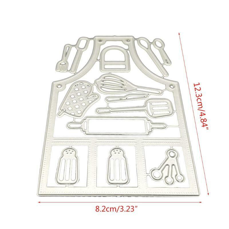 Apron Metal Cutting Dies Stencil DIY Scrapbooking Album Paper Card Template Mold