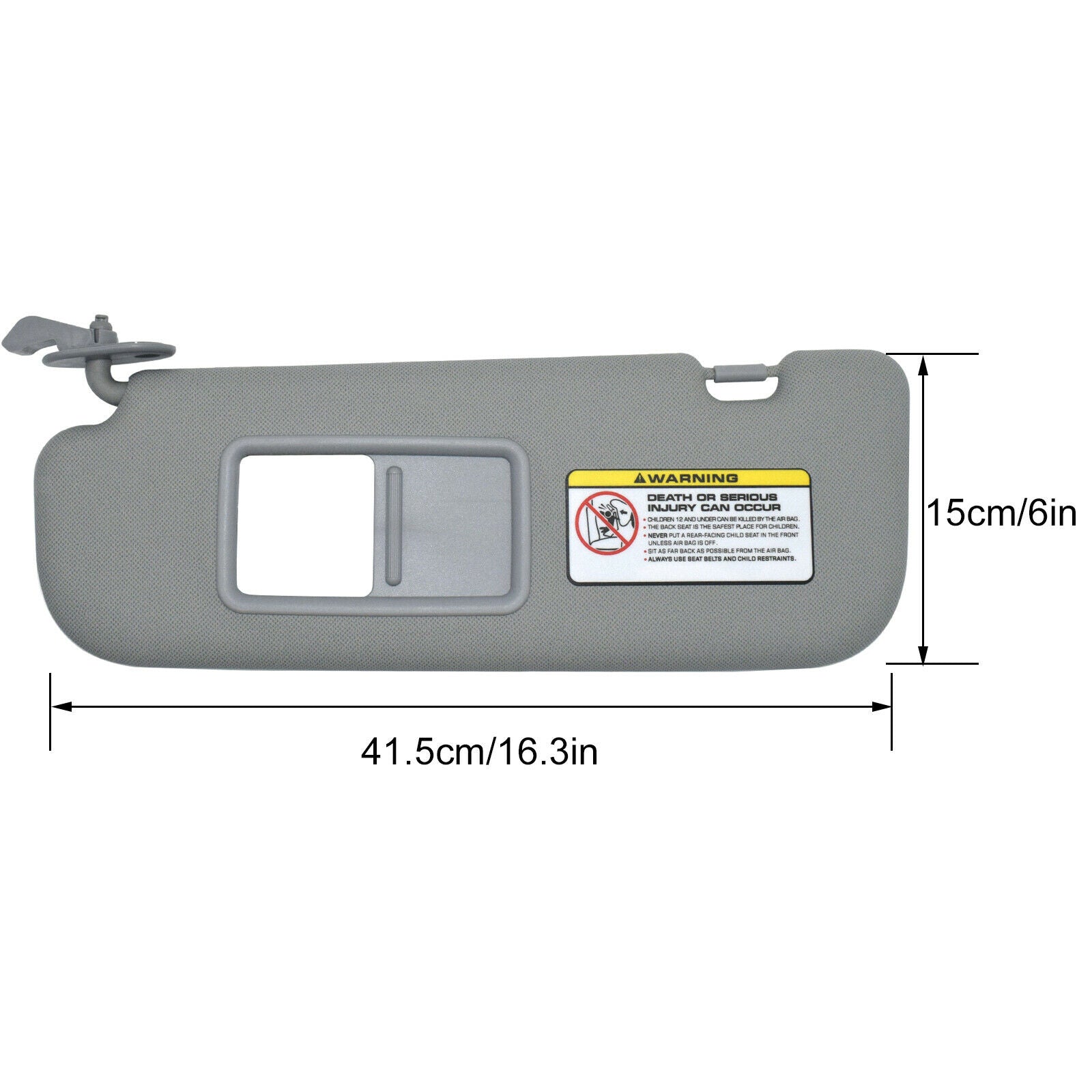 Car Sun Visor 852103X000TX for Hyundai Elantra Grey 2014 2015 2011-2015