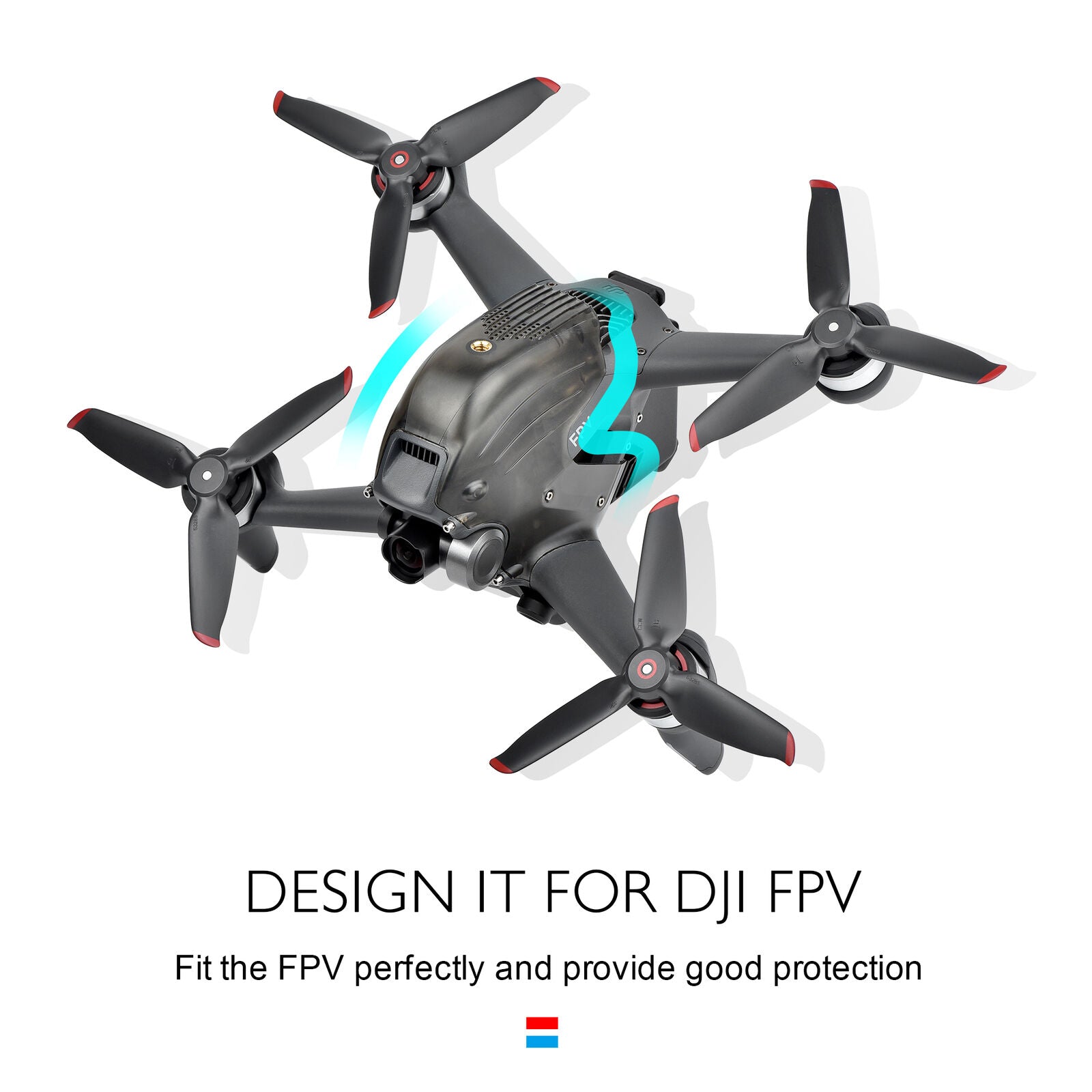For DJI FPV Special Aircraft Transparent Case Top Shell Drone Accessories