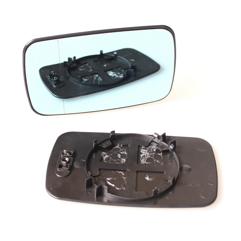 Set of 2 Wing Mirror Glass with Heated Backing Fits for BMW E46 Professional