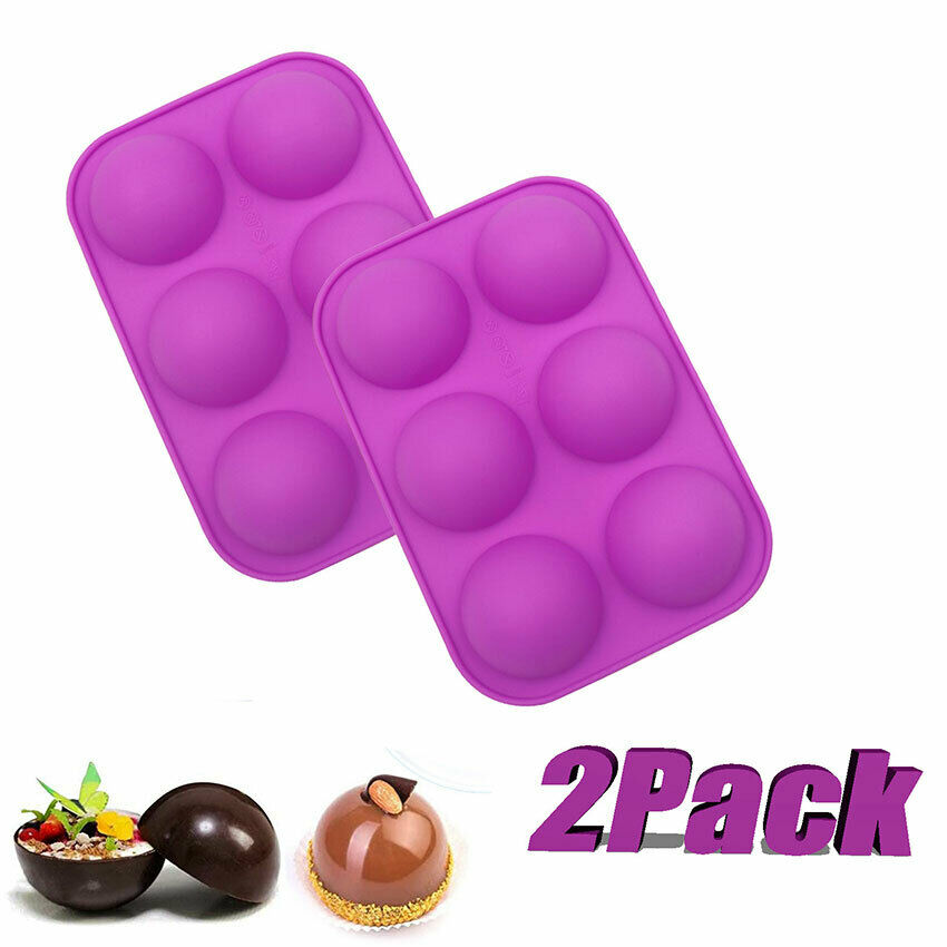 Round Silicone Baking Mold Half Ball Sphere Silicone Cake Chocolate Mold New