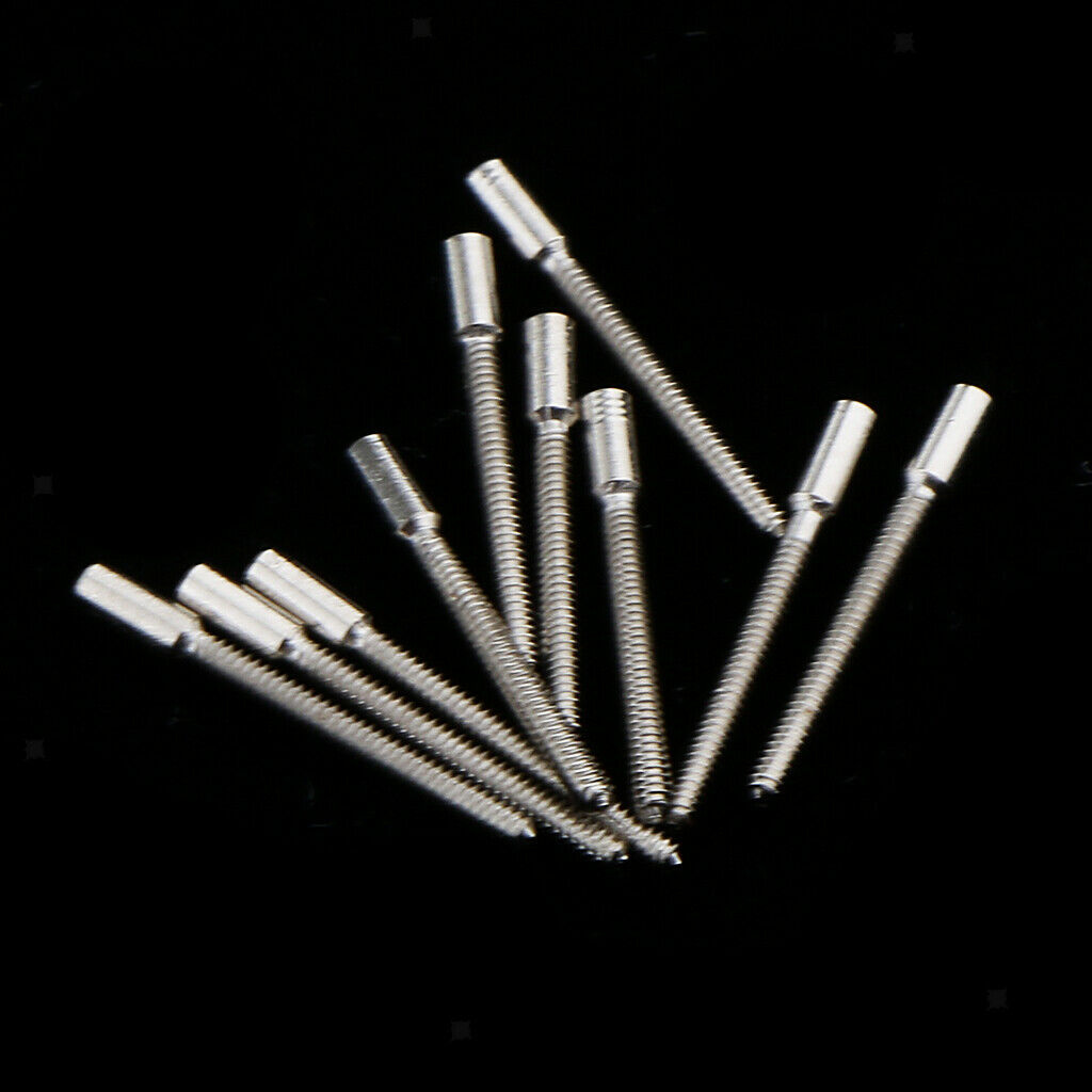 30pcs Wristwatch Stem Winding Extensions Bar 0.9mm Threads Watch Repair
