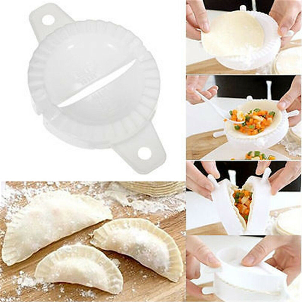 3pcs kitchen plastic dough press maker dumpling pie ravioli making mold m.l8