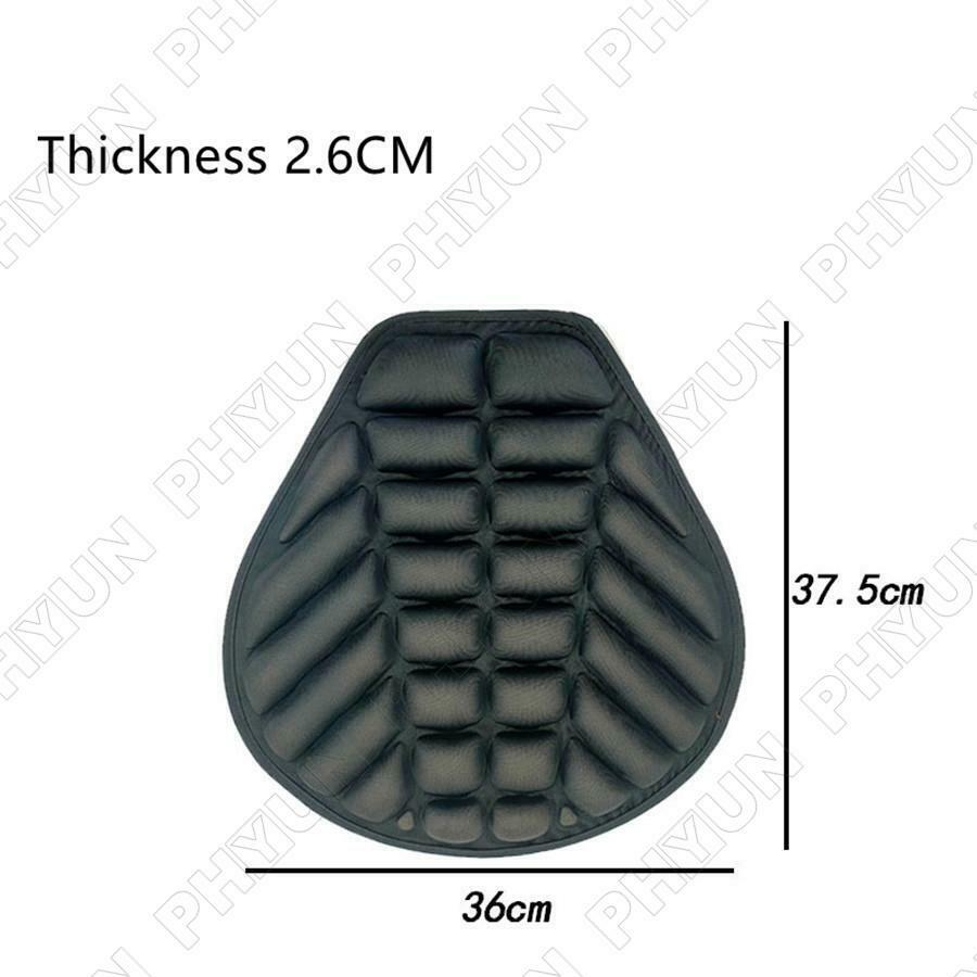 1x Motorcycle Seat Cover Sunscreen Mat Inflatable Decompression Air Seat Cushion