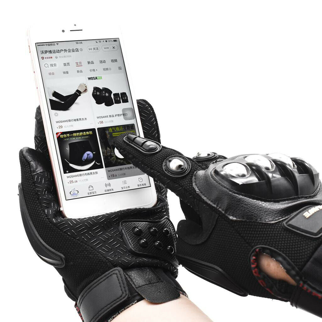 Windproof Motorcycle Gloves with Touch Screen Fingers for Riding Cycling XXL