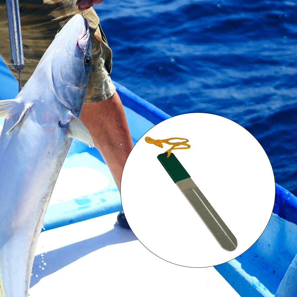 Fish Hook File Hone Sharpener Survival Camping Gear Fishing Accessory 6''
