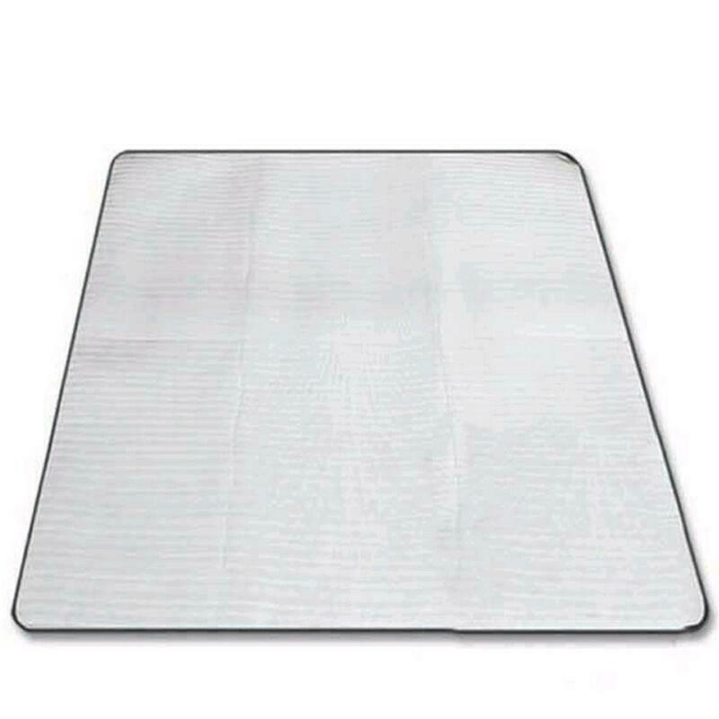 2pcs Aluminum Foil Sleeping Mattress Mat Pad Camping Picnic Ground Sheet 200x200