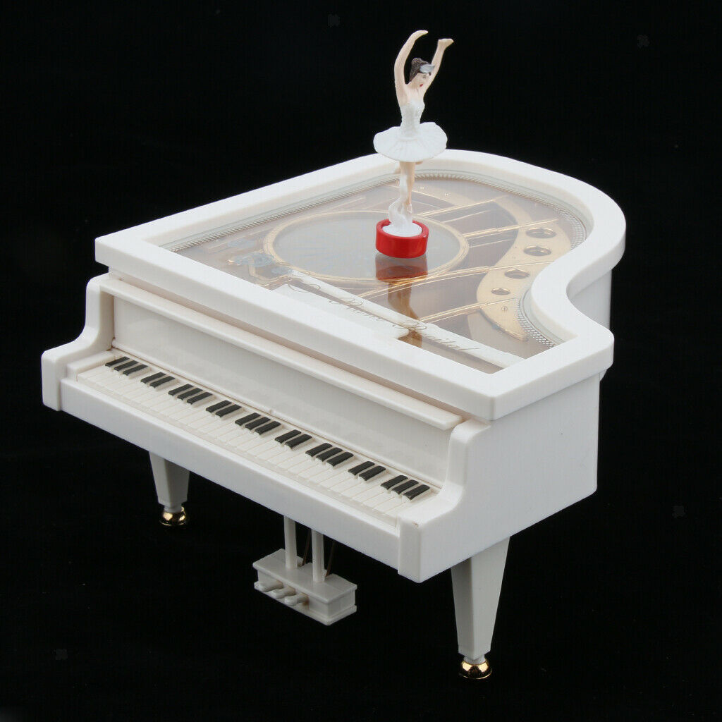 Classic Piano Mechanism Musical Music Box With Dancing Girl Pretty Look