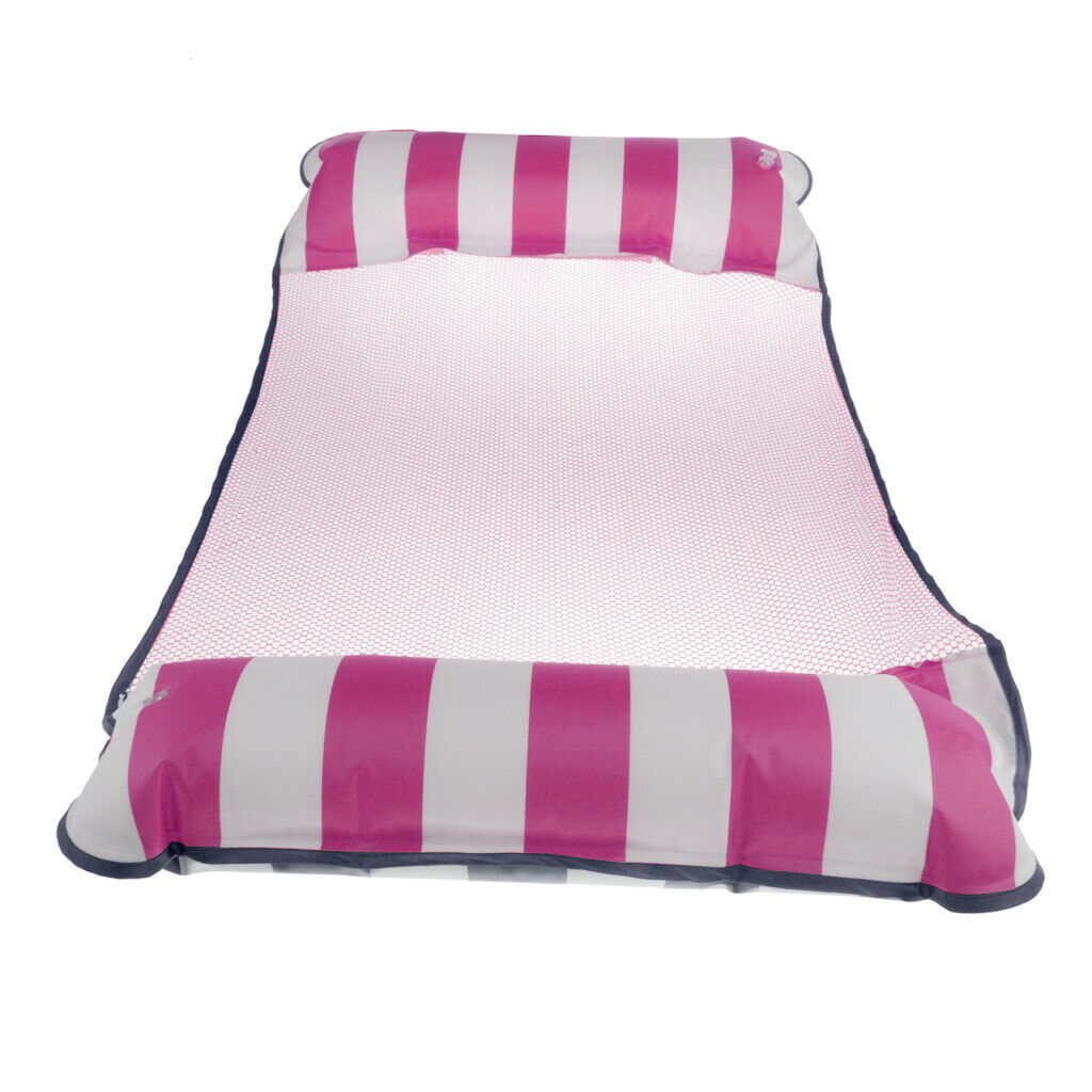 Water Hammock Floating Chair for Swimming Beach Family Pool Party Pink