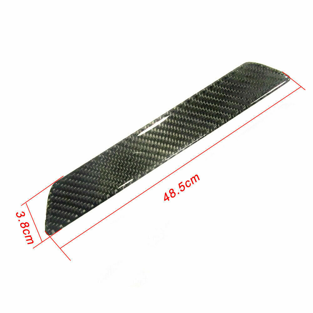 2x Carbon Fiber Car Scuff Plate Door Sill Cover Panel Step Protector Guard48.5CM