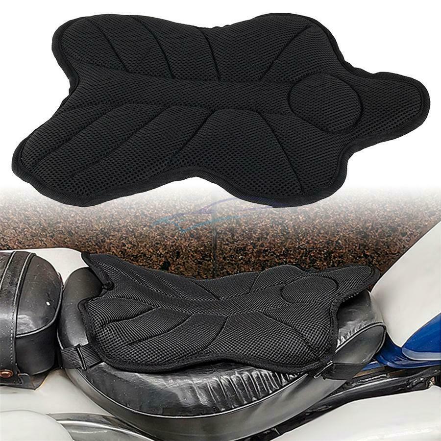 1 Set 35.5×30.5cm Non-Slip Motorcycle Heat Insulation Elastic Seat Cover Cushion
