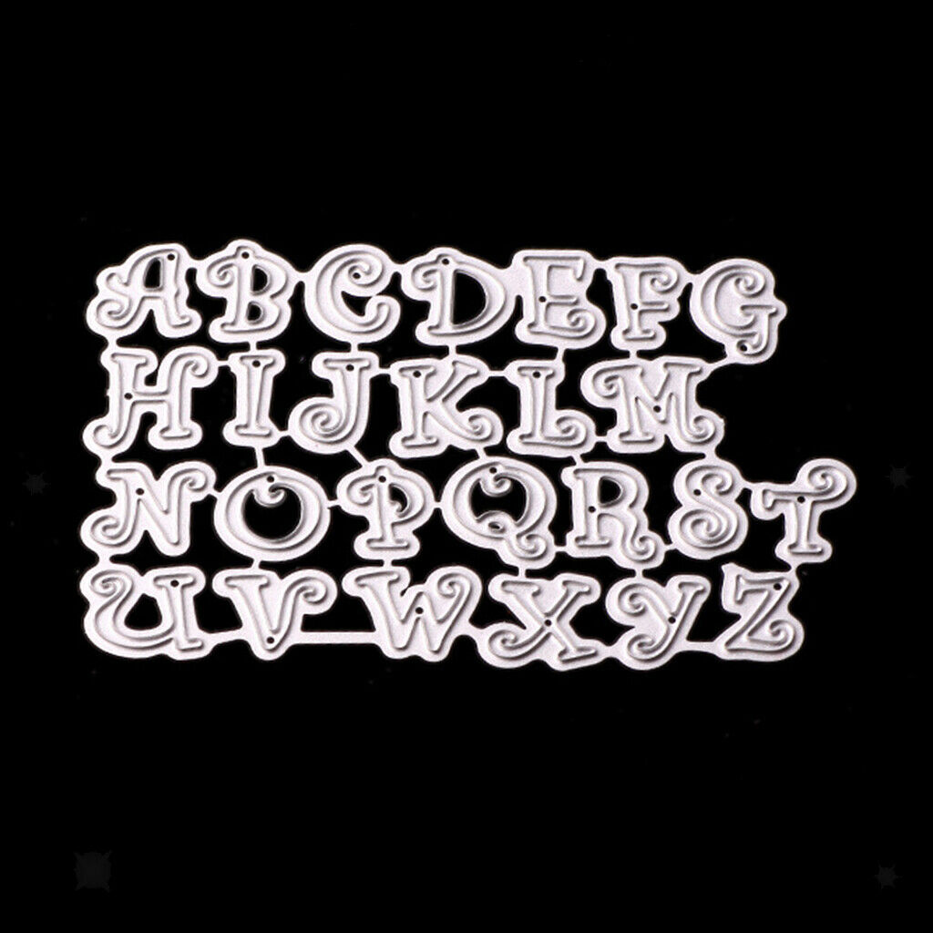 Alphabet Metal Cutting Dies Stencil Scrapbooking Paper Card Embossing Craft