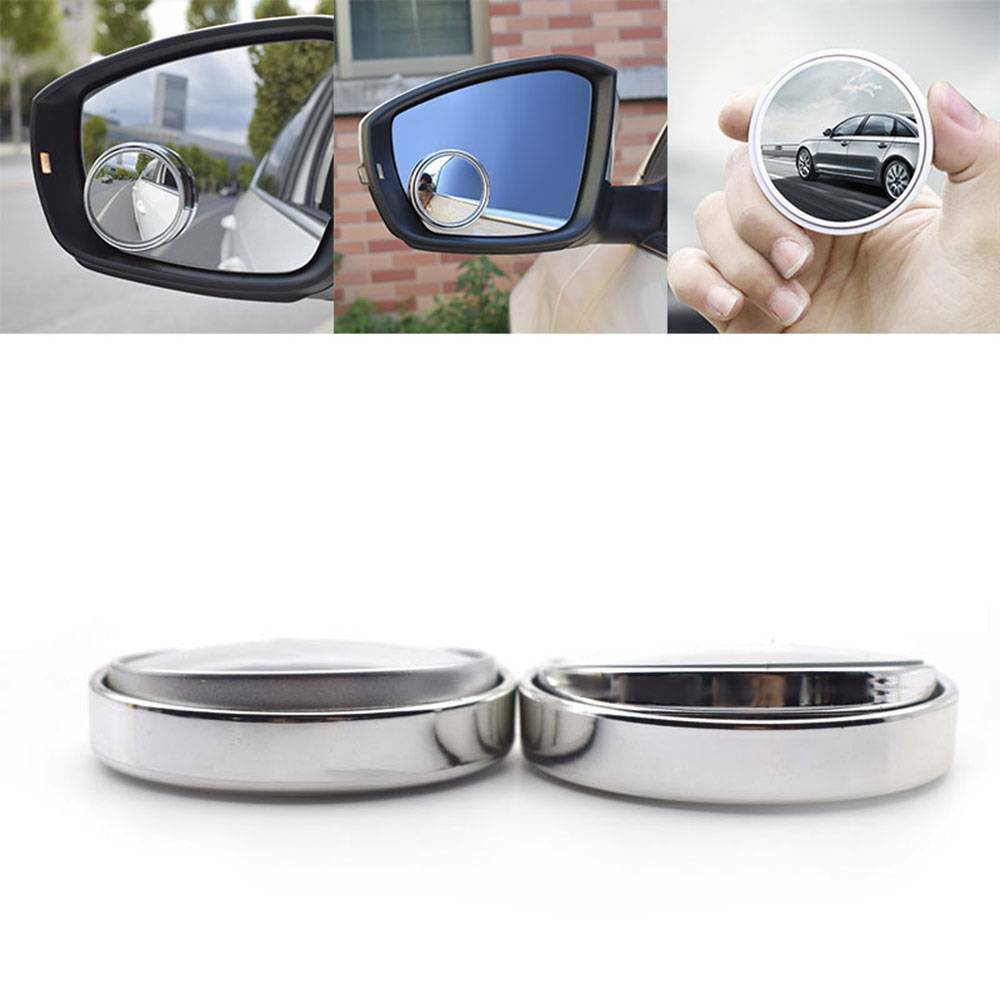 Car Blind Spot Mirror Round Convex Wide-angle Car Side View Rear View Mirror