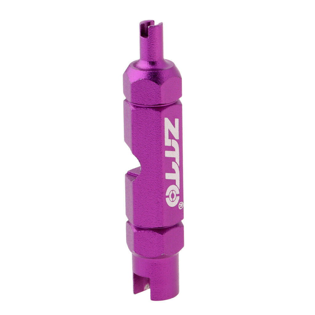 Presta Schrader Valve Core Remover Installer Bike Wheel Repair + 10Pcs Schrader