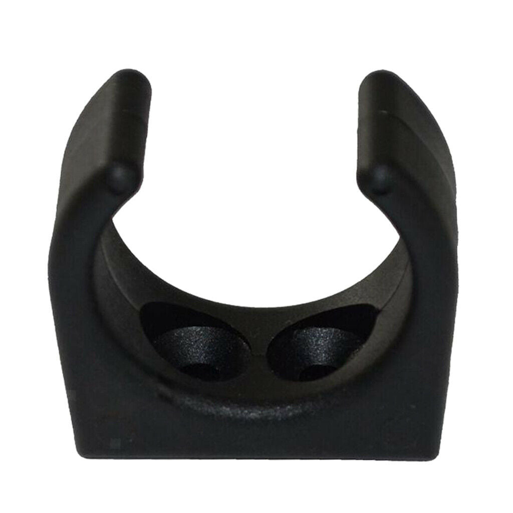 Boat Marine Black Nylon Boat Hook Clips Holds Poles Up To 1-1/4" Diameter