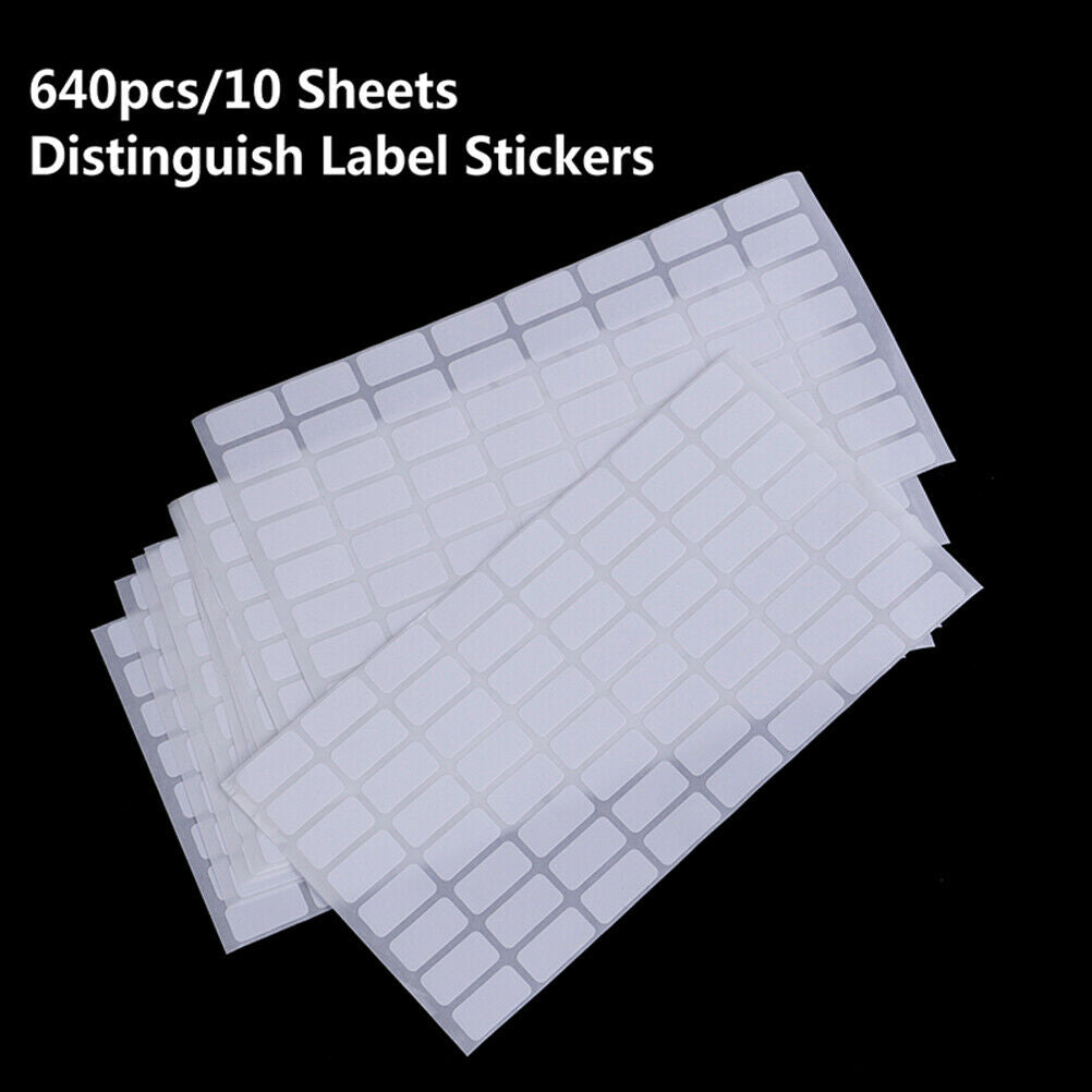 640pcs Distinguish Label Stickers Diamond Classification Storage Labels V.l8