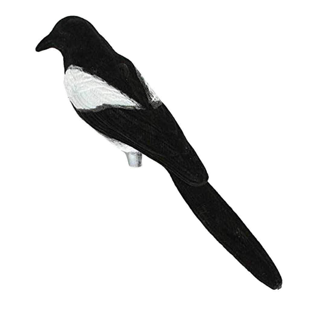 Realistic Flying Hawk + Magpie Decoy Pest Control Garden Scarer Scarecrow