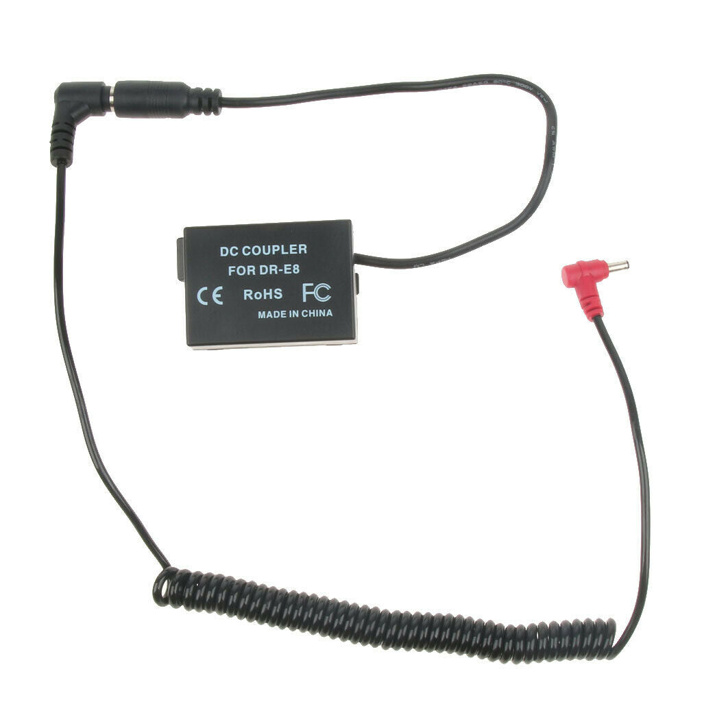 LC-E8P01 Battery Pack DC Coupler DR-E8 for Canon 550D 600D 650D 700D