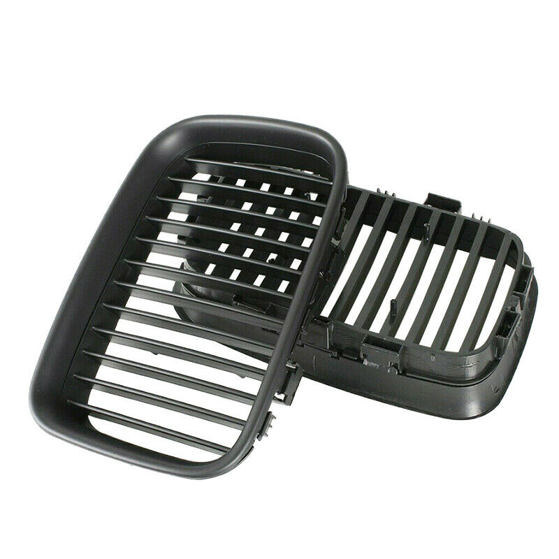 2x Front Kidney Sport Hood Grille Grill fit for BMW E36 3 Series 1992-1996 Black