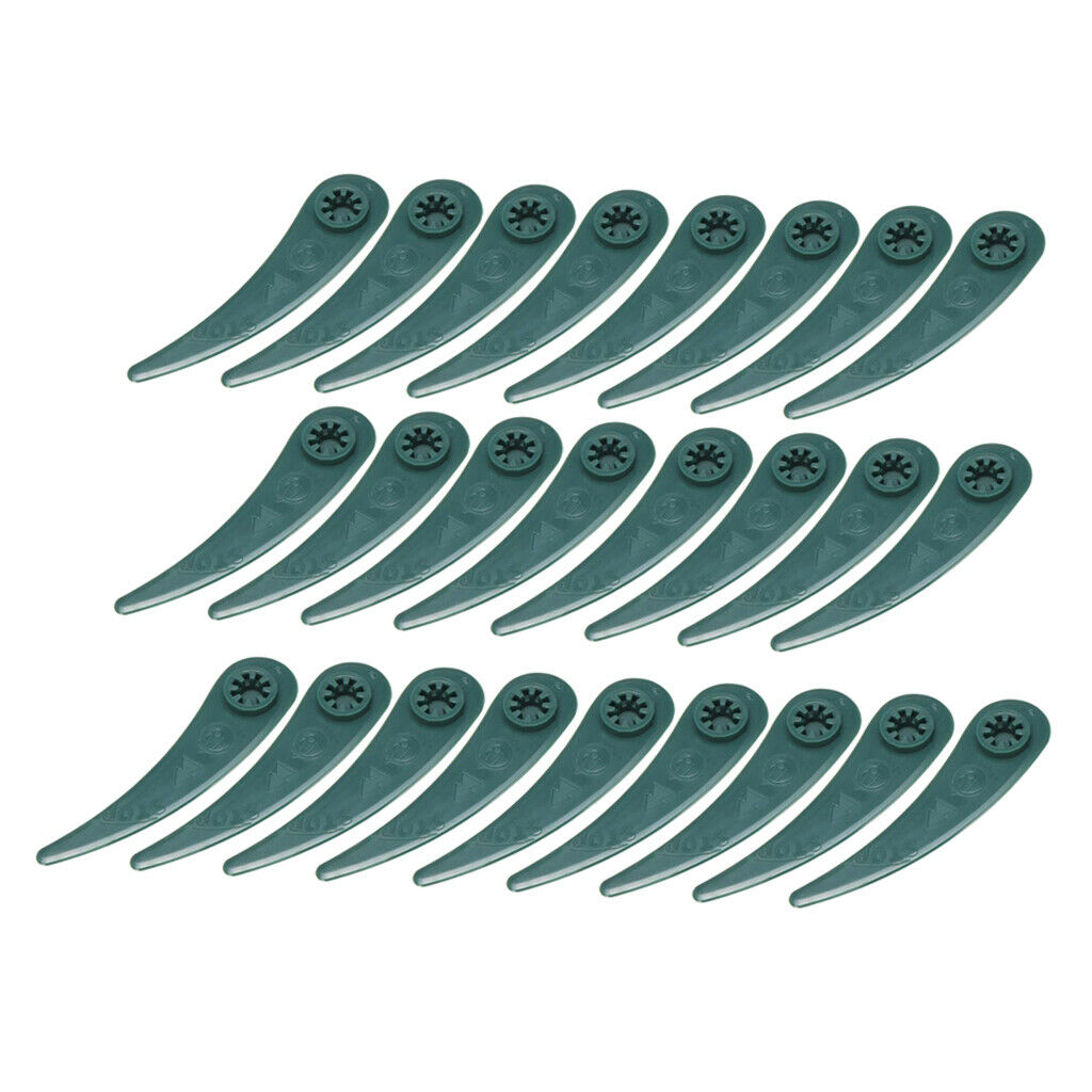Green Lawn Mower Blade Fit for BOSCH ART 23-18 LI ART 26-18 Li 25pcs