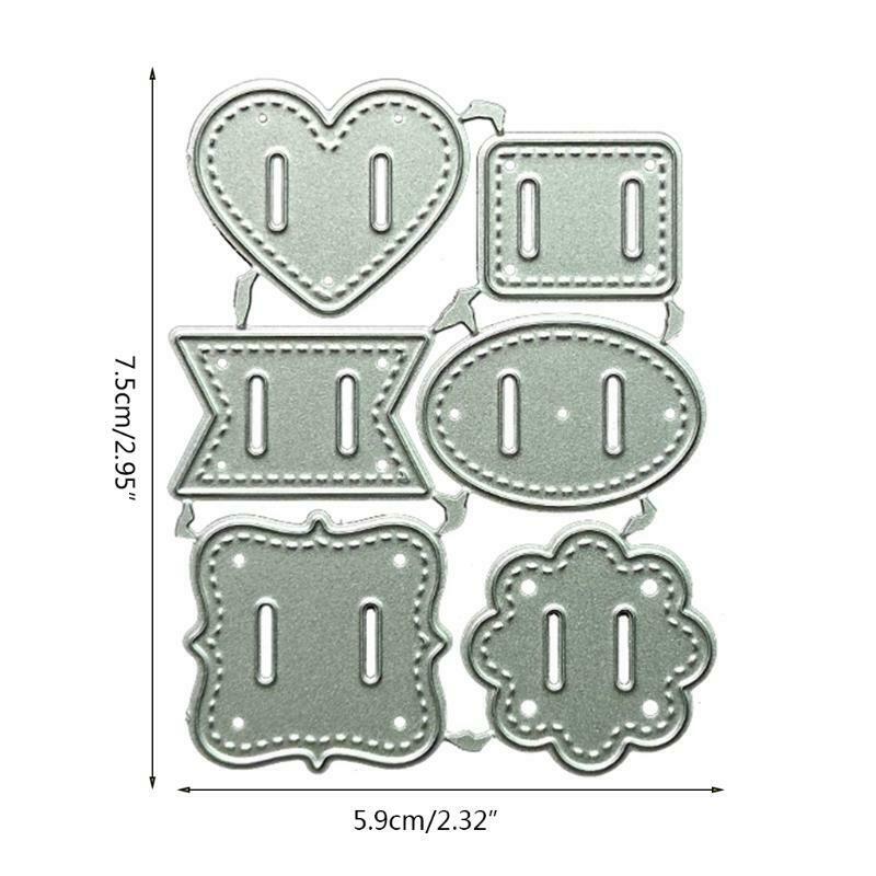 Buckle Metal Cutting Dies Stencil DIY Scrapbook Album Paper Card Template Mold
