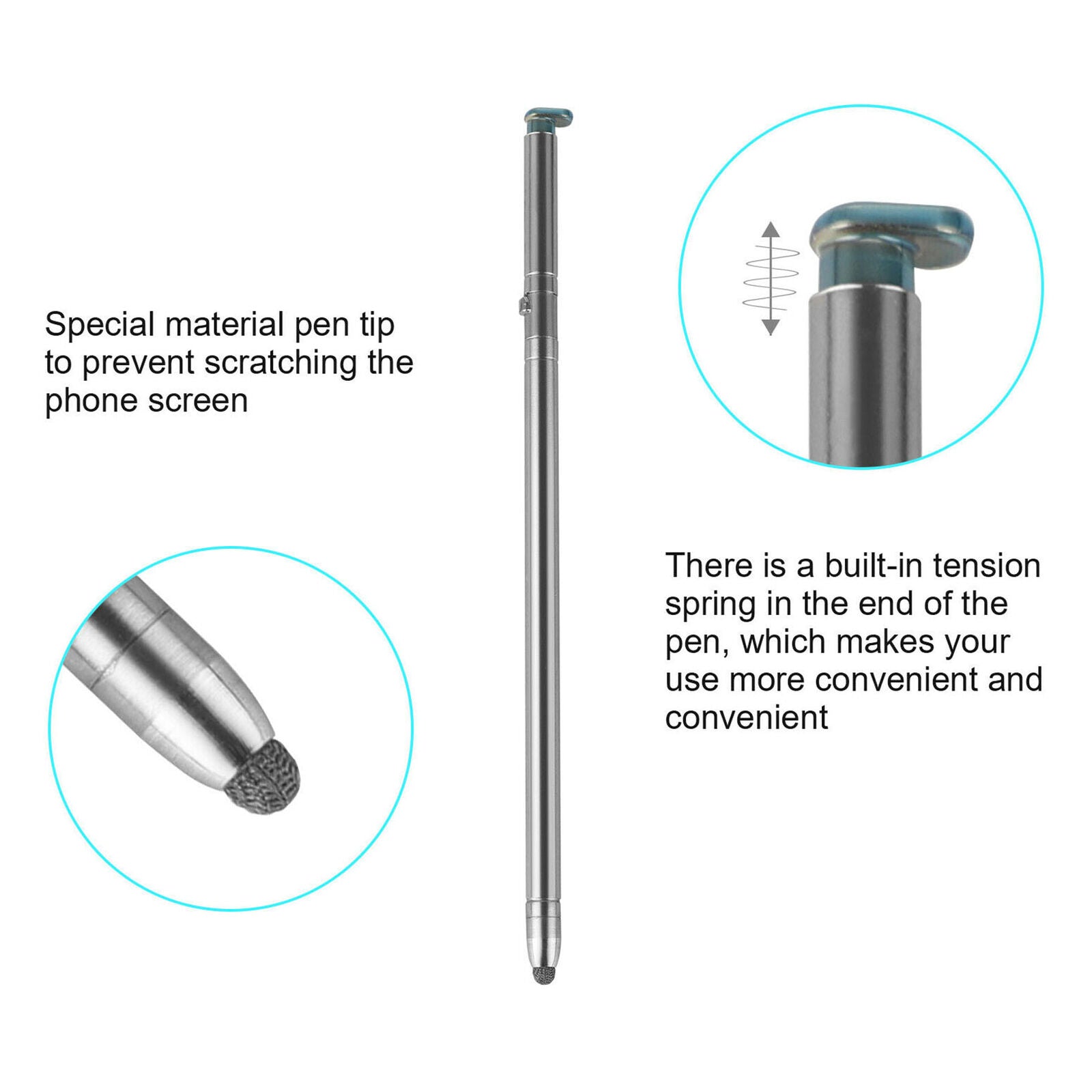Phone Stylus Capacitive Pen Touch Pen For LG Stylo 6 Q730TM Q730VS Q730CS