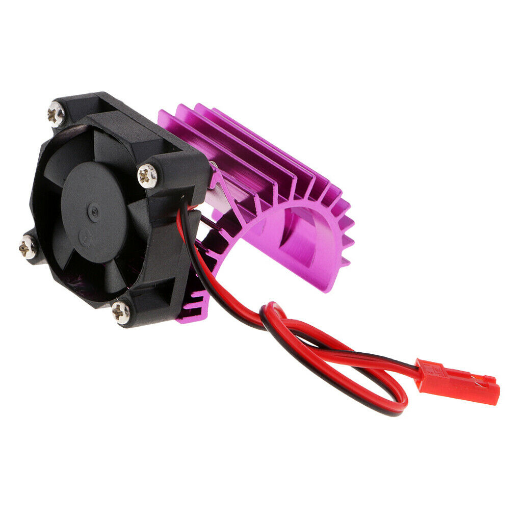 RC Car Accessories Aluminum Heatsink with Cooling Fan for Size 24-28mm