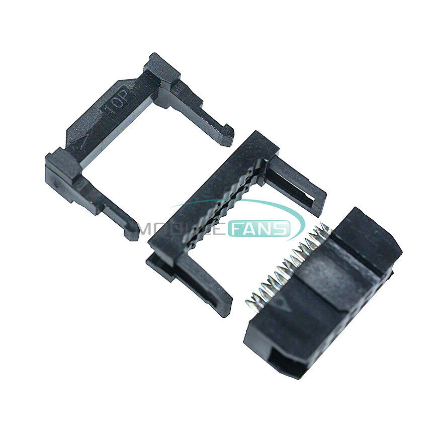 20PCS FC-10 IDC 2.54 mm Connector Female Header 10 PIN 2x5 New