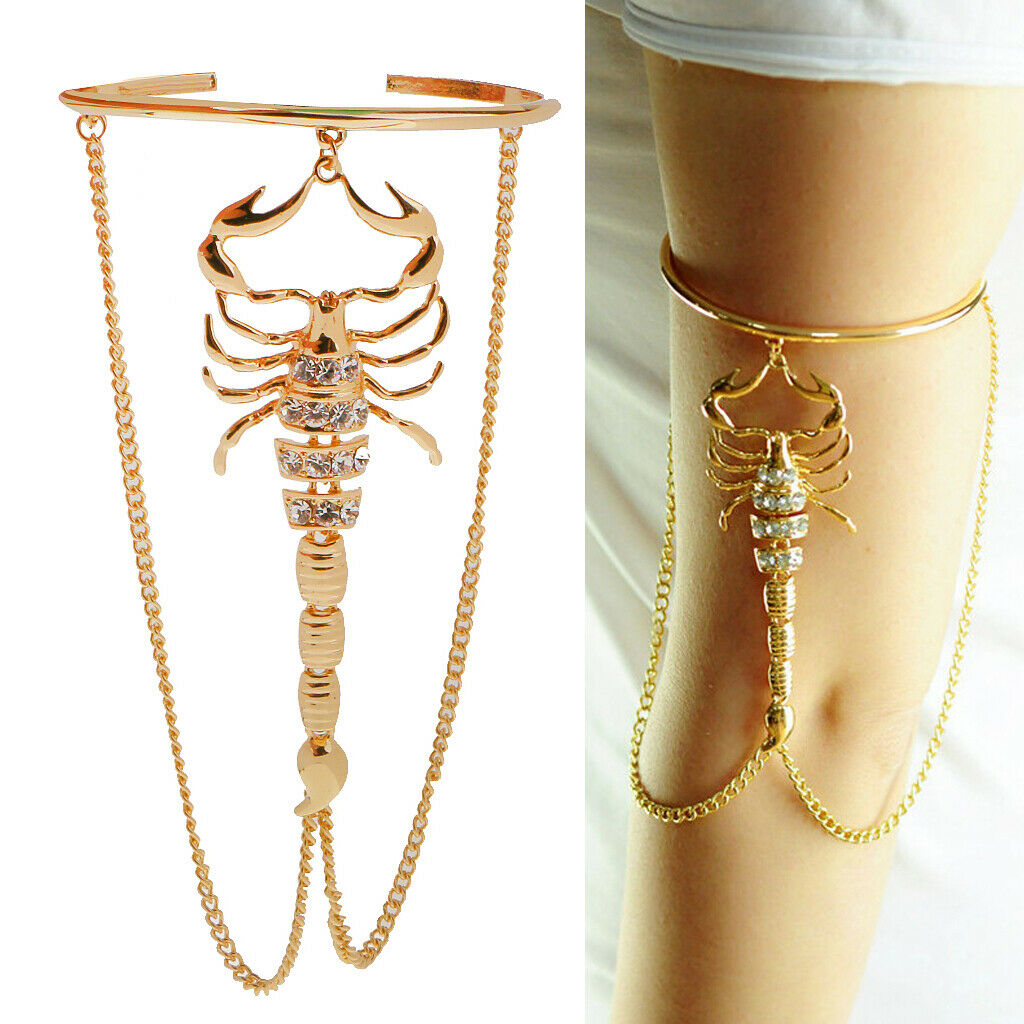 Scorpion Arm Tassels Chain Upper Cuff Armband Armlet Bracelets Band Jewelrys