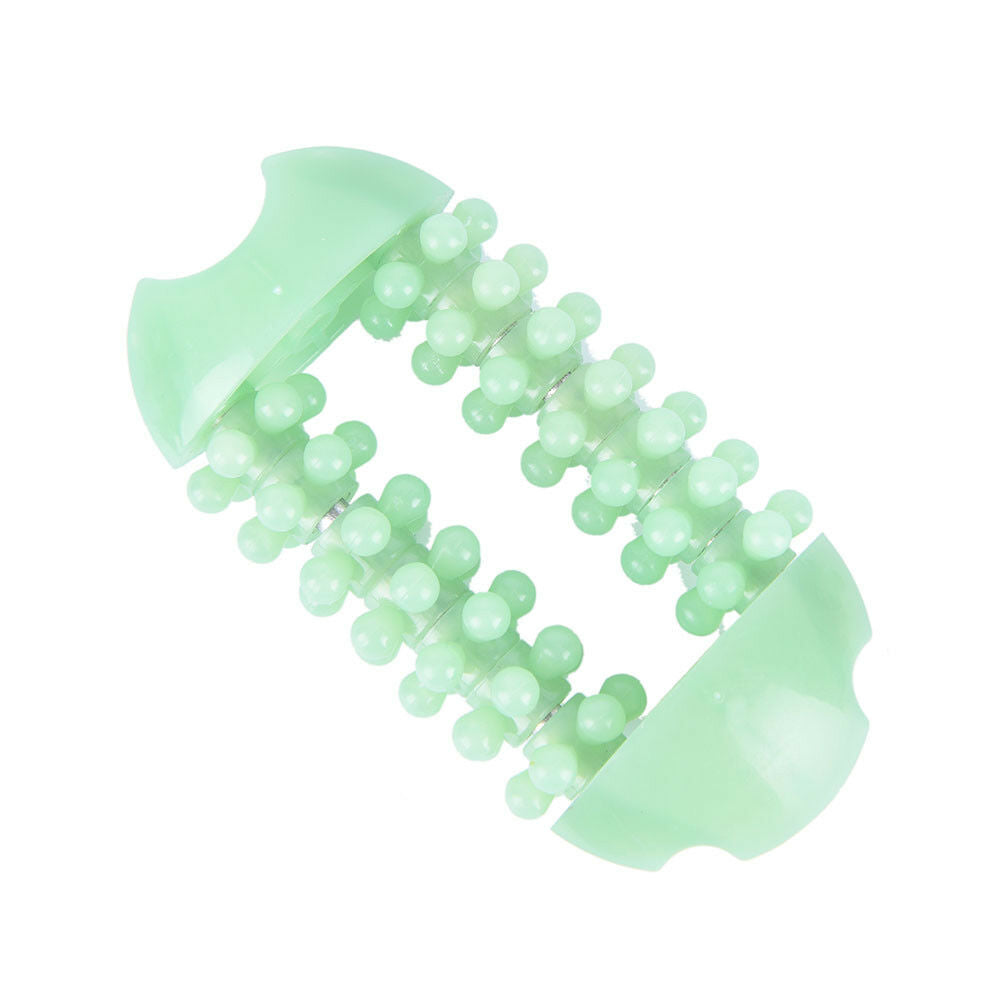 Hand Finger Massager Dual Roller Joint Relaxing Nail Plastic Massage Tool.l8