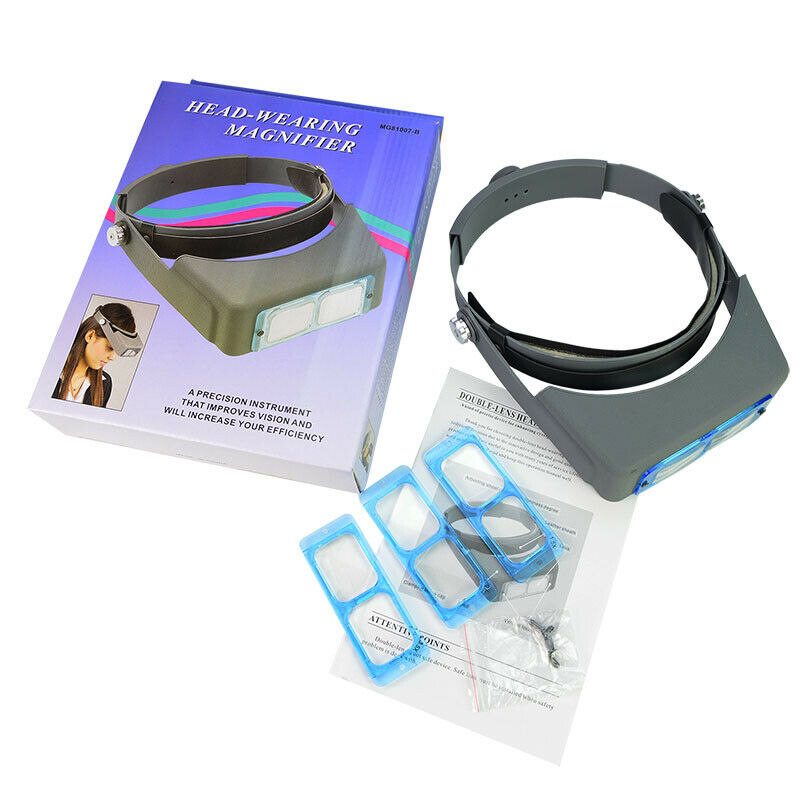 1.5X 2X 2.5x 3.5x Welding Helmet Headband Hands Free Magnifier Eye Loupe
