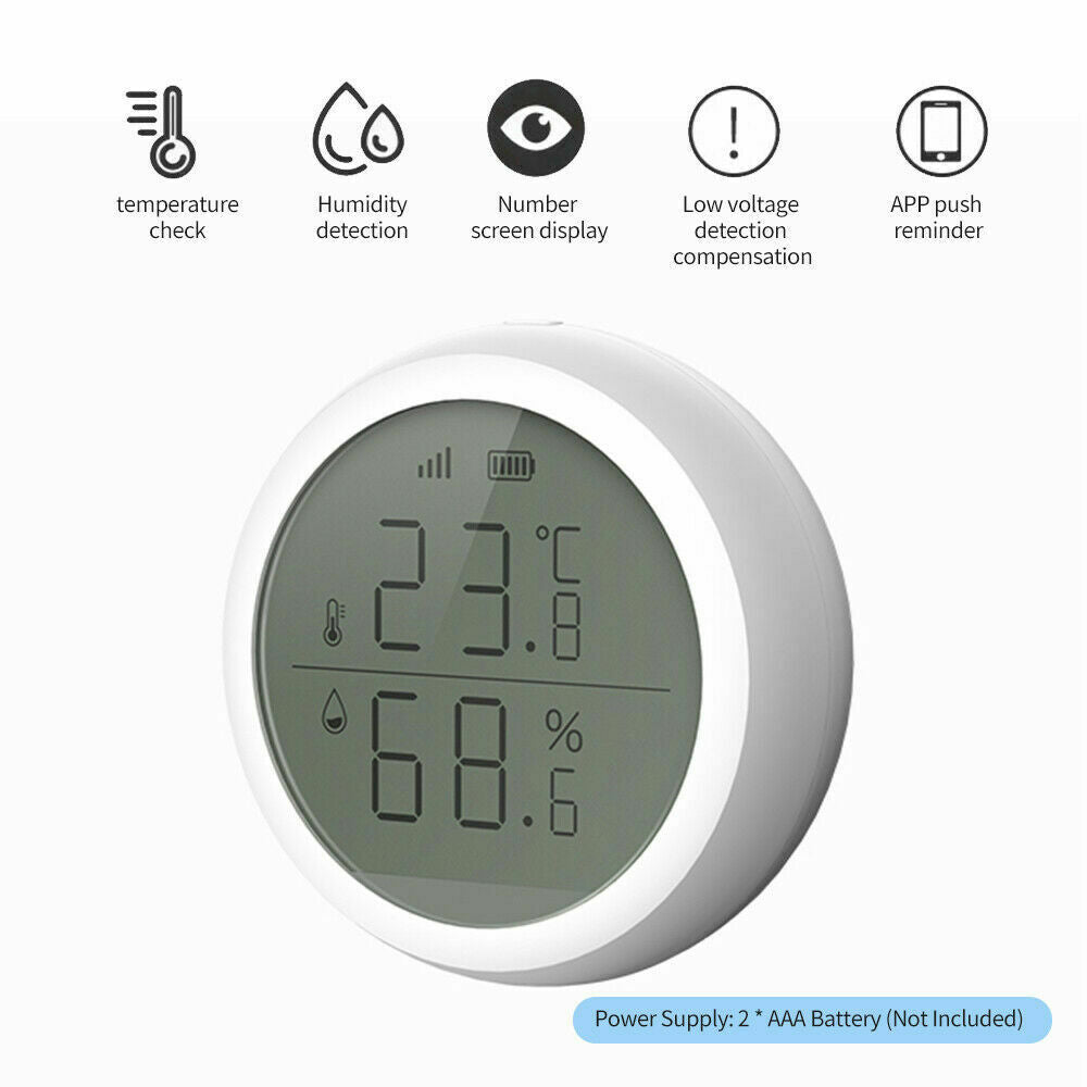 Temperature Humidity Monitor, Wifi Room Temperature Monitor, Indoor Thermometer