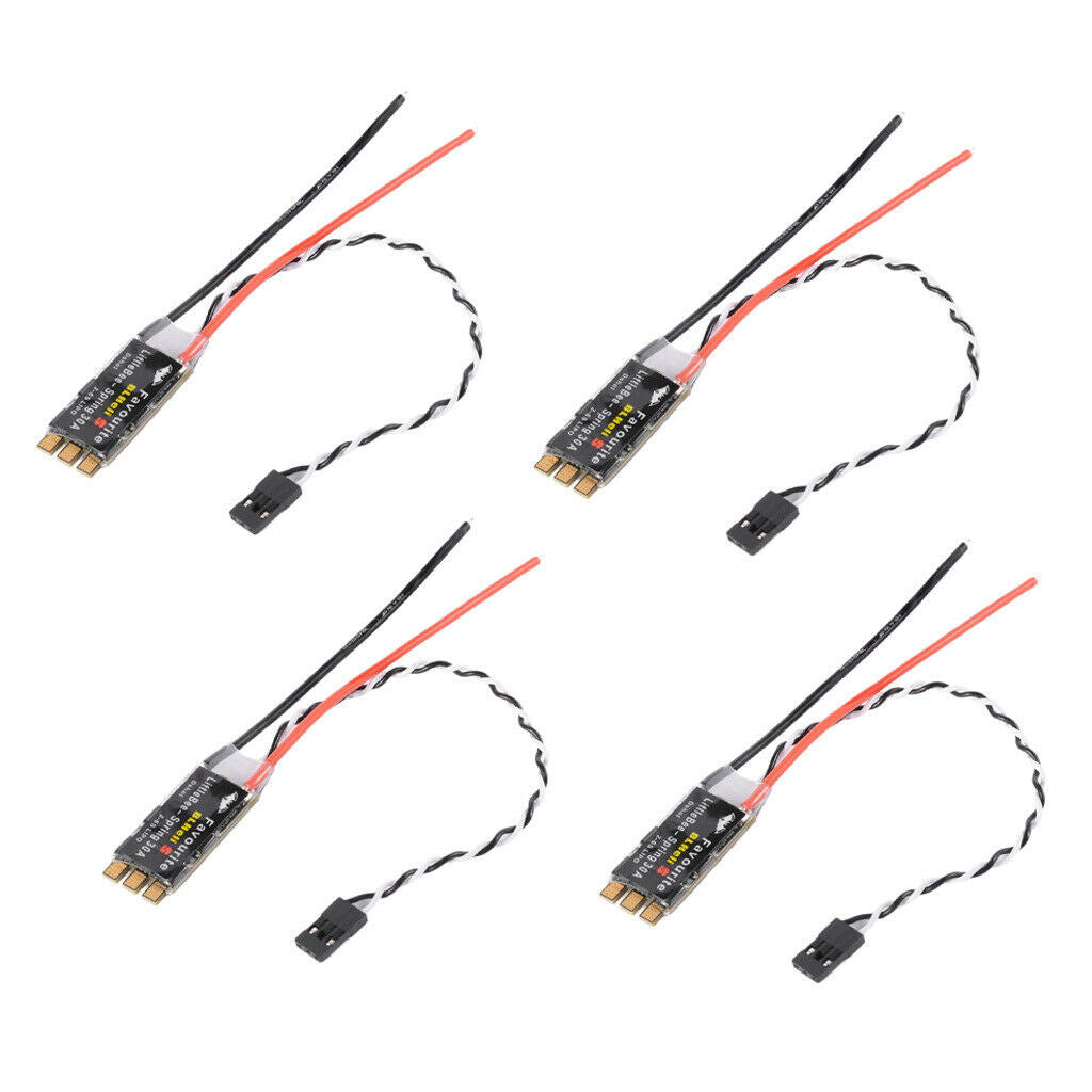4pcs Spring 30A ESC OPTO 2-6S LIPO Supports for Mulitshot DSHOT OneShot125
