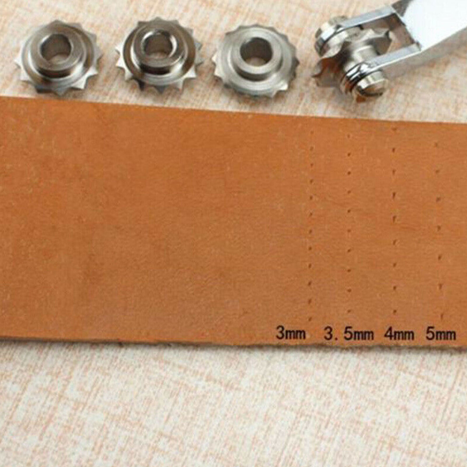 Leather Craft Sewing Over Stitch Wheel Marker Spacer Roulette Overstitcher SET