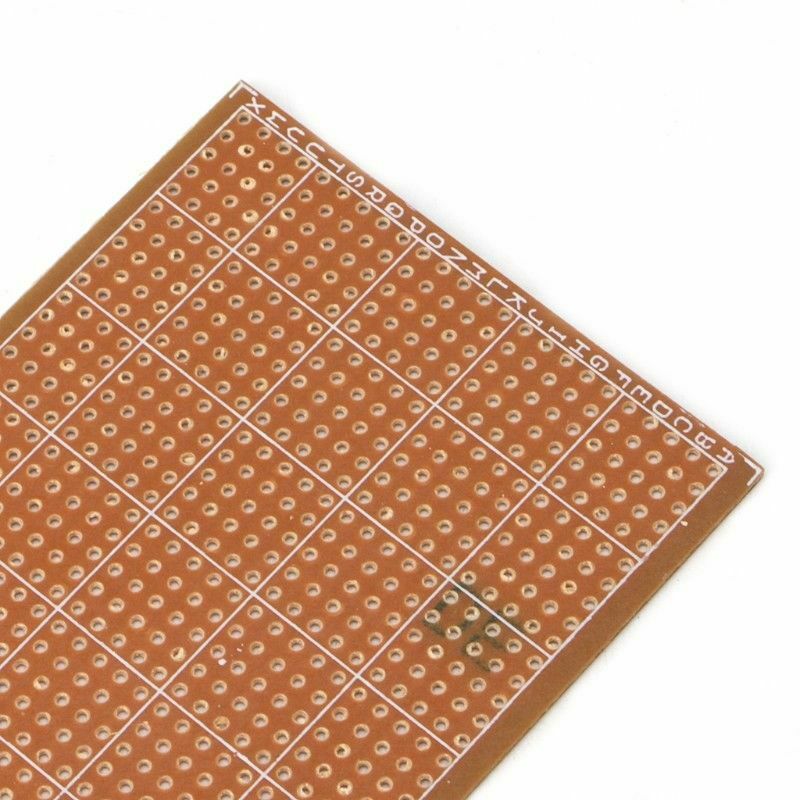 5x Stripboard Prototyping 6.5x14.5cm uncut pcb platine Single Side circuit board