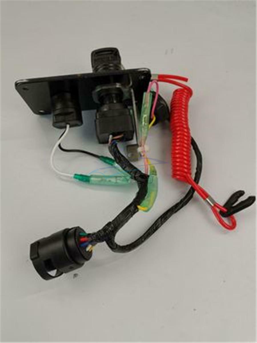 70 x 110MM/ 2.8 x 4.3" Key Switch Panel For Yamaha Single Vertical Control Yacht